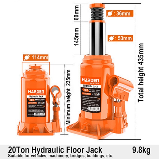 [H730110] CRIC BOUTEILLE HYD 10 T