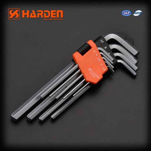 [H540605] CLE HEXAGONALE LONG 9 PC